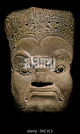 Asura ( demon gods god ) 12 - 13 Century Cambodia Bayon style Stock Photo