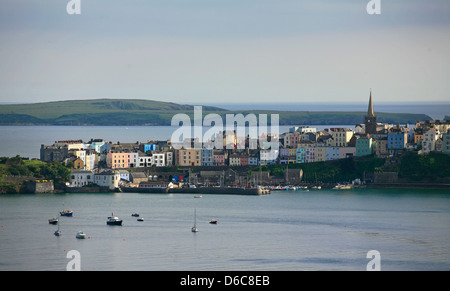 Tenby Wales North Beach Stock Photo