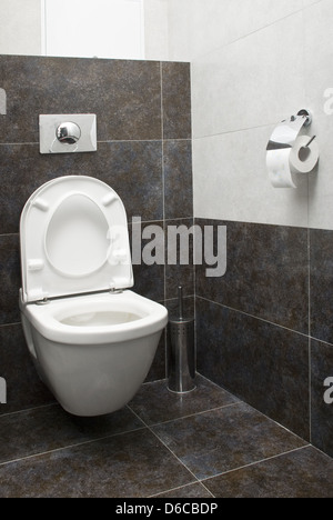 Toilet in home Stock Photo