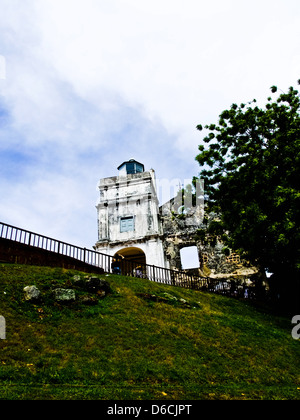 A Famosa Fort in Malacca Stock Photo