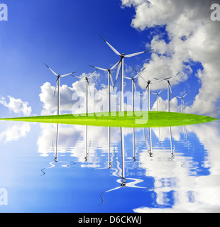 Wind power Stock Photo