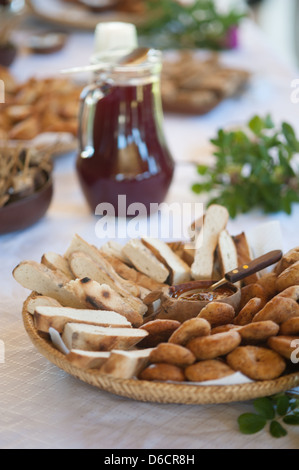 Typical Mapuche fare in Temuco, Chile Stock Photo