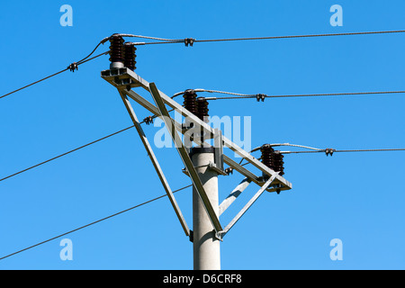 Transmission tower Stock Photo