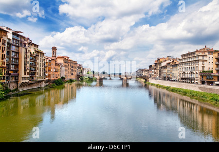 Arno river in Florence Stock Photo