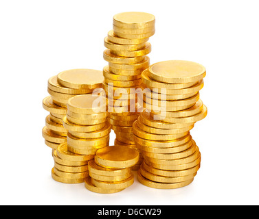 chocolate money Stock Photo