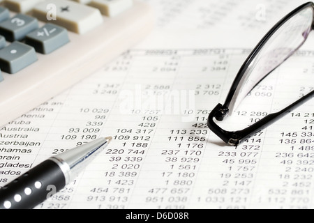 Financial analysis Stock Photo