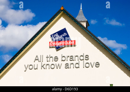 McArthurGlen East Midlands Designer Outlet shopping centre, Derbyshire. Stock Photo