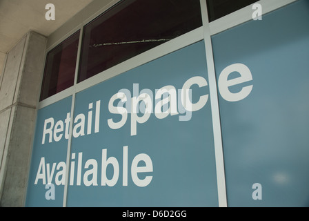 Vacant retail space. Stock Photo