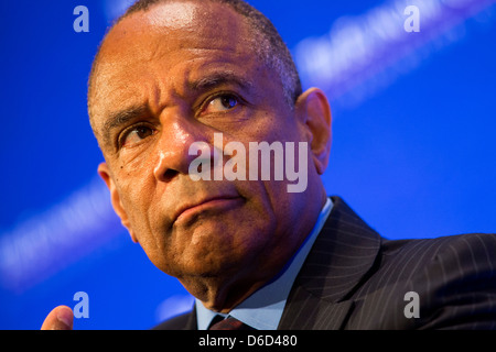 Kenneth Irvine Chenault, Chairman and CEO of American Express.  Stock Photo