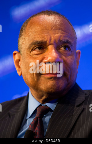 Kenneth Irvine Chenault, Chairman and CEO of American Express.  Stock Photo