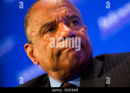 Kenneth Irvine Chenault, Chairman and CEO of American Express.  Stock Photo