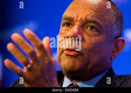 Kenneth Irvine Chenault, Chairman and CEO of American Express.  Stock Photo