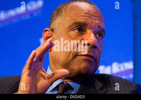 Kenneth Irvine Chenault, Chairman and CEO of American Express.  Stock Photo