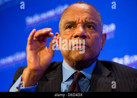 Kenneth Irvine Chenault, Chairman and CEO of American Express.  Stock Photo