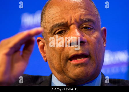 Kenneth Irvine Chenault, Chairman and CEO of American Express.  Stock Photo