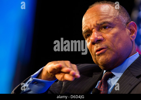 Kenneth Irvine Chenault, Chairman and CEO of American Express.  Stock Photo