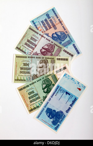 Rampant inflation - Zimbabwe
