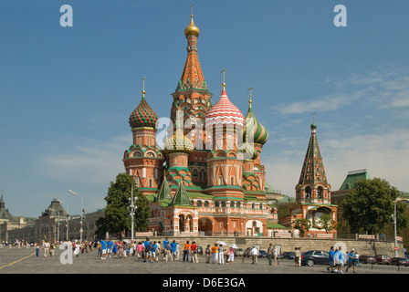 St Basil's Cathedral, Red Square, Moscow, Russia Stock Photo