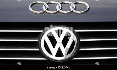 Vw And Audi Logo Stock Photo - Alamy