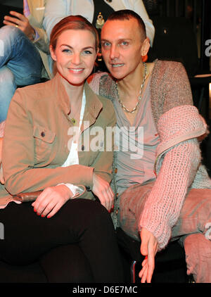 Hubertus Regout and Annika Kipp at Mercedes-Benz Fashion Week Berlin ...