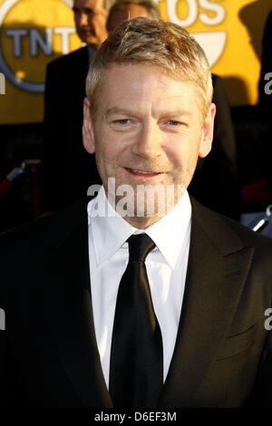 British actor Kenneth Branagh attends the 18th Annual Screen Actor's Guild - SAG - Awards at Shrine Auditorium in Los Angeles, USA, on 29 January 2012. Photo: Hubert Boesl Stock Photo