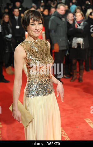 German actress Christiane Paul arrives for the 47th Golden Camera award ceremony in Berlin, Germany, 4 February 2012. The award honours outstanding achievements in television, film and entertainment. Photo: Maurizio Gambarini dpa/lbn Stock Photo