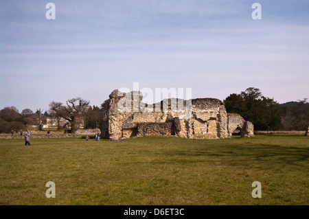 The Ruins Of Waverley Abbey Farnham Surrey UK Stock Photo