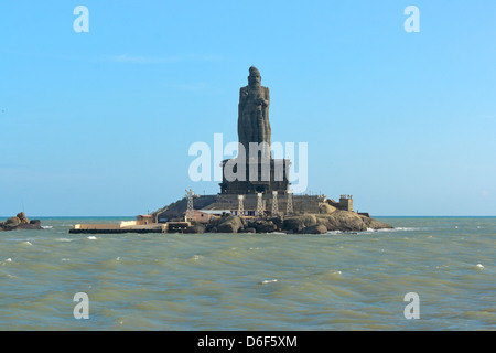Thiruvalluvar, Cape Comorin, Kanyakumari, Tamil Nadu, India Stock Photo