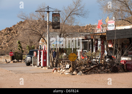 A old classic petrolstation  at route 66 in Hackberry, Arizona,USA Stock Photo