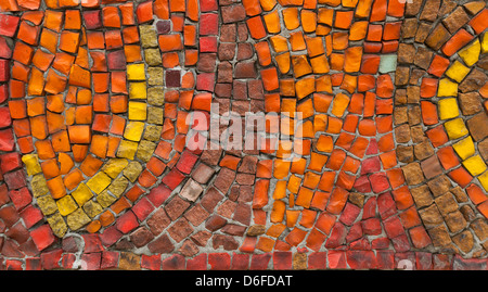 Tile pattern color mosaic Stock Photo