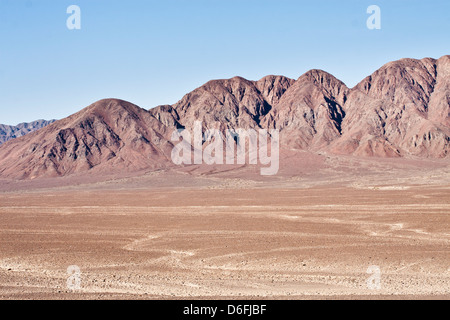 Desert landscape in southwestern Peru. Stock Photo