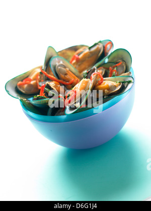 Green lipped Mussel with Thai dressing