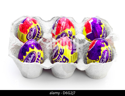 Cream Eggs Stock Photo