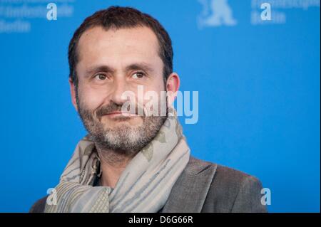 Director Frederic Videau poses during the photocall for the movie 'Coming Home' ('A moi seule') during the 62nd Berlin International Film Festival, in Berlin, Germany, 10 February 2012. The movie is presented in the competition at the 62nd Berlinale running from 09 to 19 February. Photo: Sebastian Kahnert dpa Stock Photo