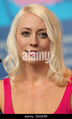 Author and actress Lorelei Lee is attending a press conference for the movie 'Cherry' during the 62nd Berlin International Film Festival, in Berlin, Germany, 16 February 2012. The movie is presented in the section 'Panorama Special' at the 62nd Berlinale running from 09 to 19 February. Photo: Tim Brakemeier dpa/lbn Stock Photo