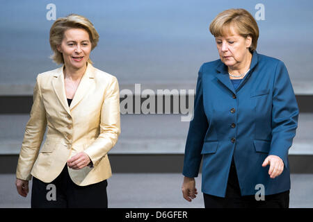 Berlin, Germany. 18th April 2013. Plenary in German Parliament discuss financial assistance to Cyprus. Credit: Credit:  Gonçalo Silva/Alamy Live News. Stock Photo