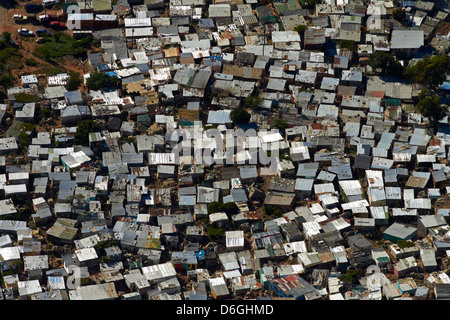 Aerial view of Imizamo Yethu township (aka Mandela Park) in Hout Bay in ...