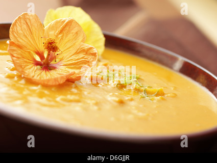 Butternut Squash Soup Stock Photo