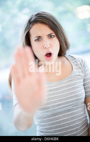 Angry woman Stock Photo