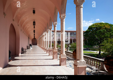 John and Mable Ringling Museum of Art Ca' d'Zan, mansion Stock Photo