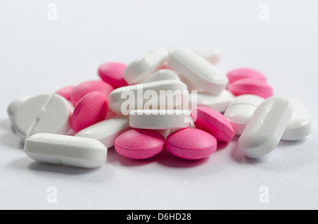 Assorted painkillers Stock Photo