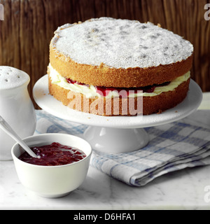 Victoria Sponge cake Stock Photo