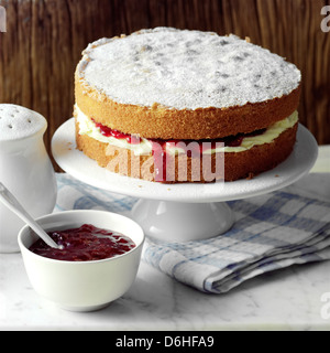 Victoria Sponge cake Stock Photo