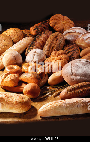 Bread selection Stock Photo