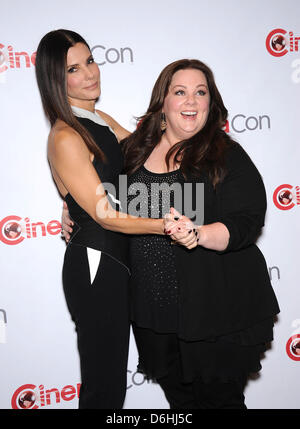 Sandra Bullock, Melissa McCarthy at the CinemaCon 2013 - 20th Century ...