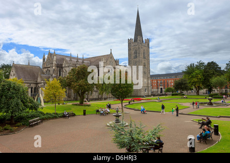 Dublin, Ireland. Cathedral of the Blessed Virgin Mary and St Patrick (AKA St. Patrick's Cathedral). Stock Photo