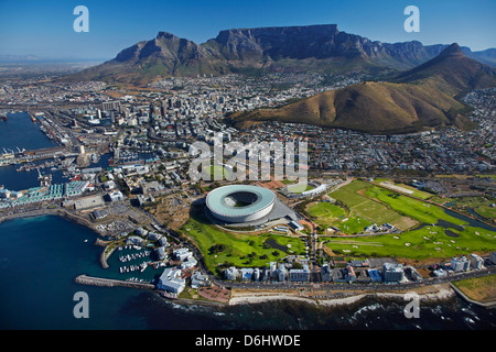 Cape Town Stadium, and Metropolitan Golf Club, Cape Town, South Africa ...