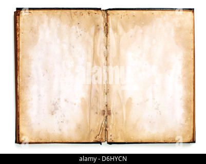 Old blank book Stock Photo