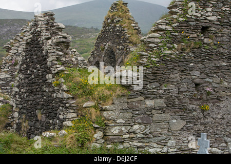 Derrynane. Iveragh peninsula. County Kerry. Ireland. Ancient burial ground. Stock Photo