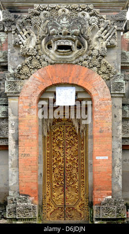 Gate of a Balinese House in Batubulan, Bali, Indonesia, Southeast Asia, Asia Stock Photo